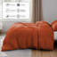 Ensemble de housse de couette simple simple - literie 100% microfibre soyeuse avec taies d'oreiller, lavable à la machine-116630566-116630565