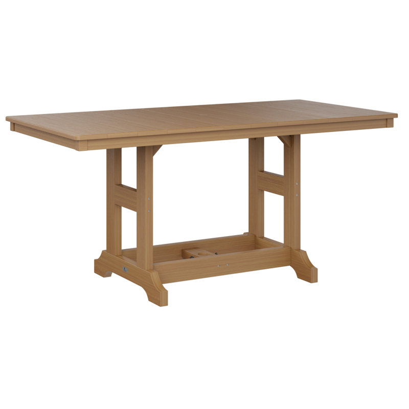 Table de salle à manger rectangulaire Berlin Garden, H 30,87 po x l 66 po x P 33 po, Teck naturel
