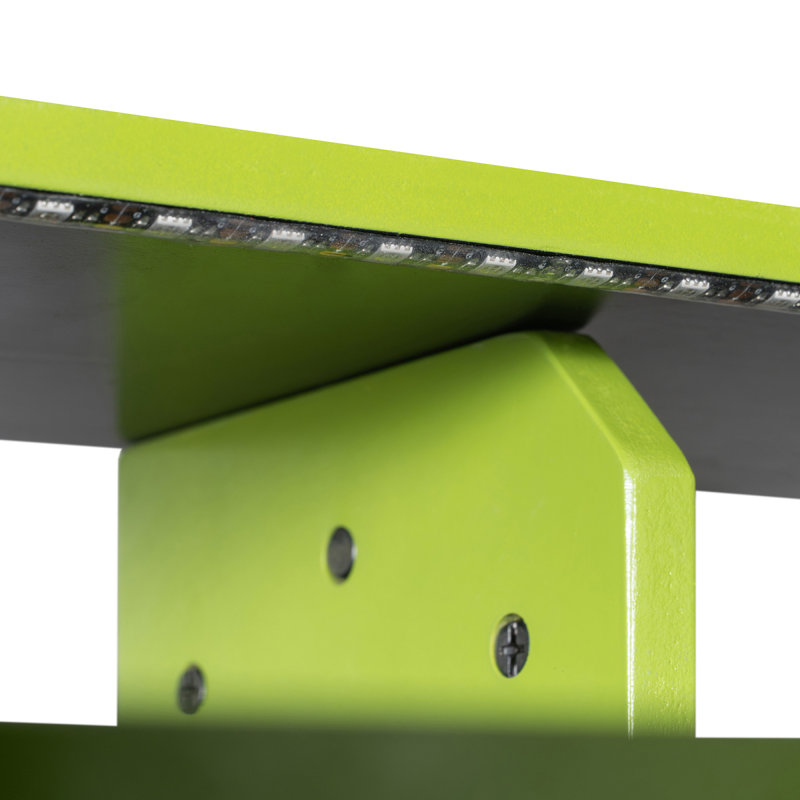 Lit mezzanine avec bureau Kovae, Vert