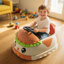 12V Kids Ride On Electric Bumper Car W/Parents Control,Cute&Realistic Hamburger Design,360 Degree Rotation,Storing Space,Bluetooth,Music,USB,Silent wheel,LED Lights,Power Display,Anti-rollover For 2-5