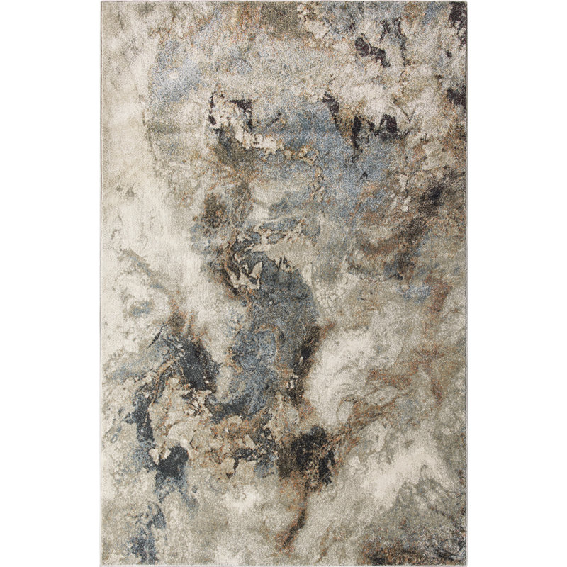 Anica Abstract Flat Weave Area Rug, Rectangle 200 x 290 cm