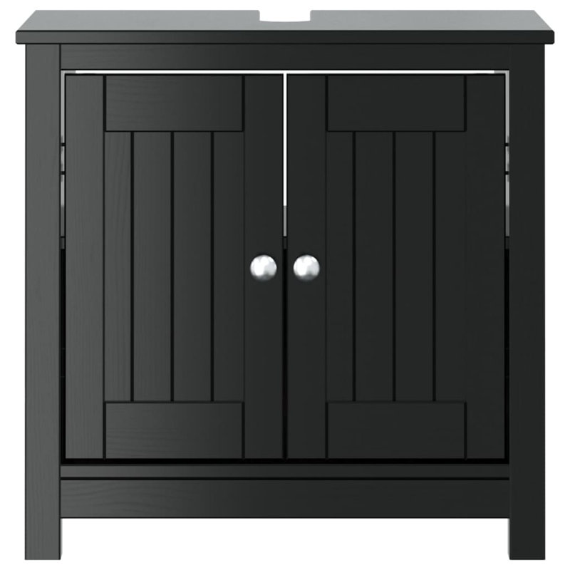 Altabelli Freestanding Bathroom Cabinet, Black