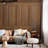 Classic Walnut Wood Panel Wall Mural-795585943