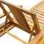 Chaise longue d'extérieur à dossier réglable en bois d'acacia-533018301