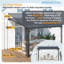 Pergola d'extérieur à hauteur réglable pour patio-113065730