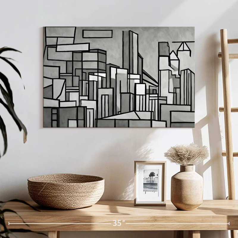 Paysage urbain Sirci Portland, H 16 po x l 24 po