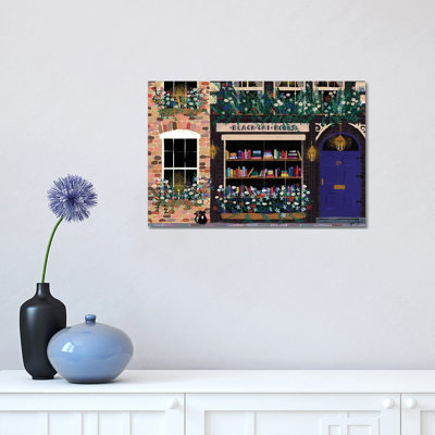 «Book Shop Front» par Joy Laforme - impression sur toile tendue