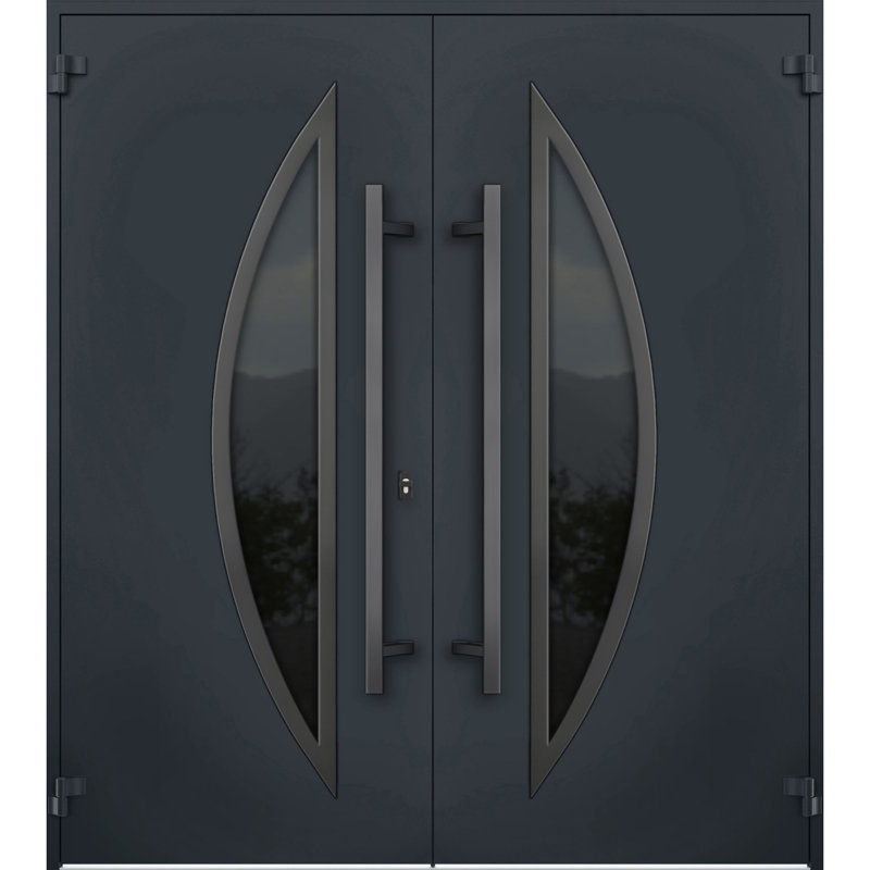 Deux portes d'entrée à l'avant, S'ouvre à droite vers l'intérieur
