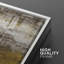 «Yellow Black Grunge Stroke Landscape», reproduction sur toile 2 pièces-87607393-87607396