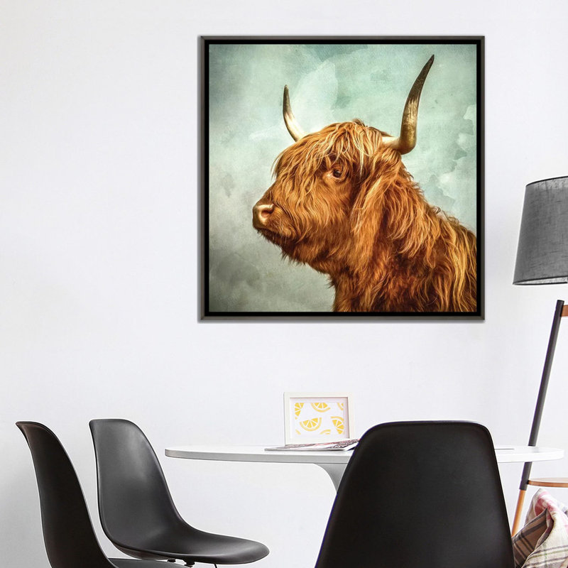 « Contemplation » par Mark Gemmell-impression d’art graphique, H 37 po x l 37 po x P 1,5 po, Pas de tapis