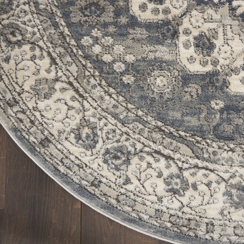 Minooka Persian Area Rug, Round 4'