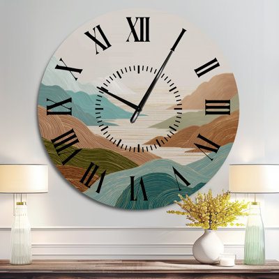 Horloge murale Mid-Century