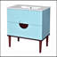 Meuble-lavabo 30 po avec tiroirs