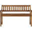 Banc de jardin en bois d'acacia Glyndon