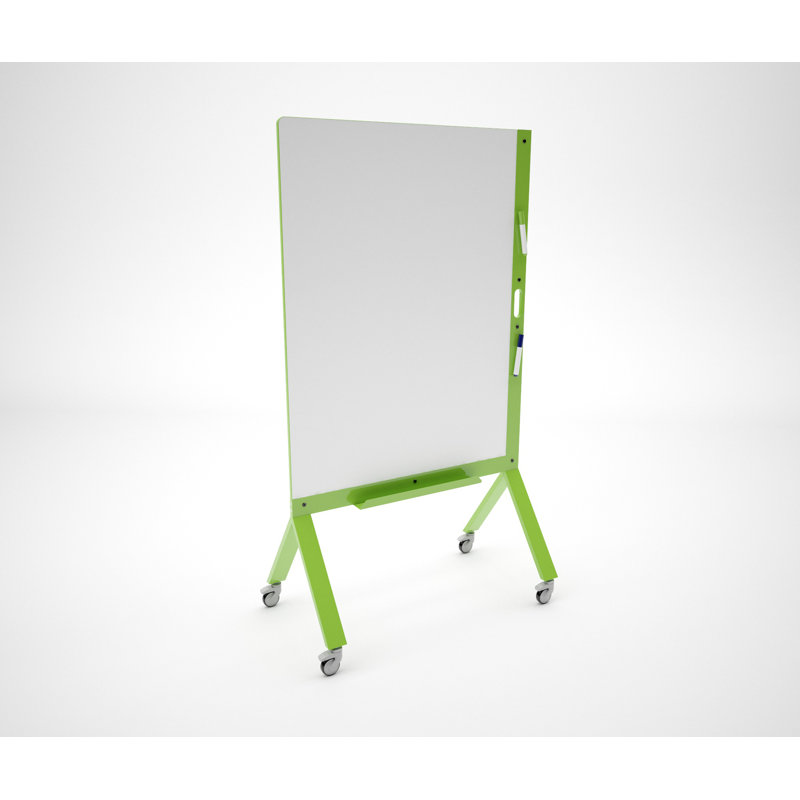 Tableau effaçable sur pied Marc, Vert écaille