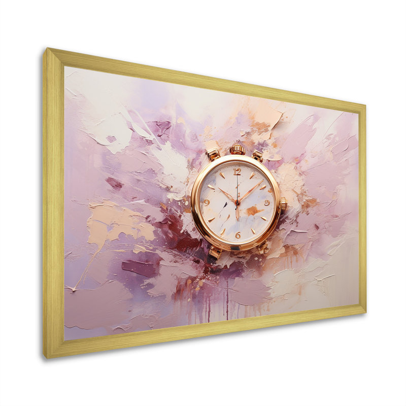 Minimalisme, impression sur toile I Watches, H 12 po x l 20 po x P 1 po, Cadre doré simple
