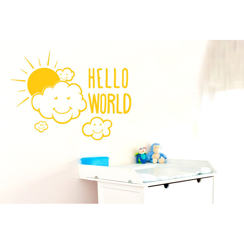 Wall Decal, Medium, Dark Yellow