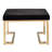 Ottoman With C Metal Base