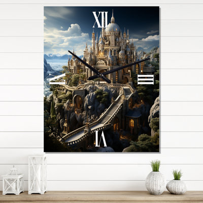 Enchanted Fortress I - Castles Wall Clock