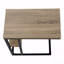 Table d'appoint, en forme de C, bout, côté, collation, stratifié, métal, contemporain, moderne-475388389-475388388