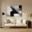 Minimalisme 77, art mural gris en métal-603108859