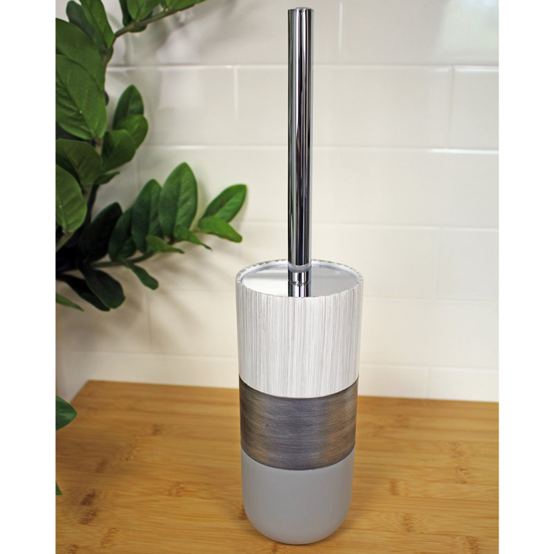 Luxe Free-Standing Toilet Brush and Holder