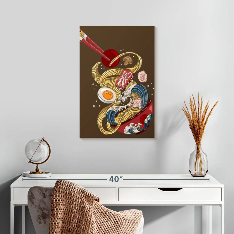Ramen japonais Yarlin, H 24 po x l 16 po