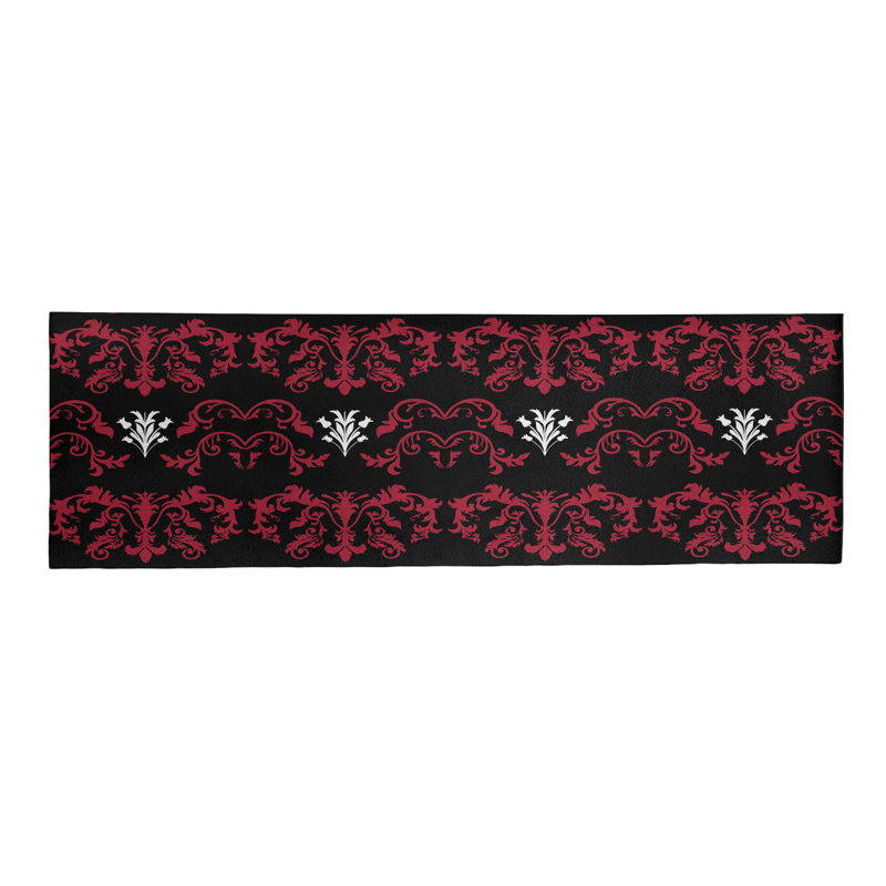 Tapis de couloir noir