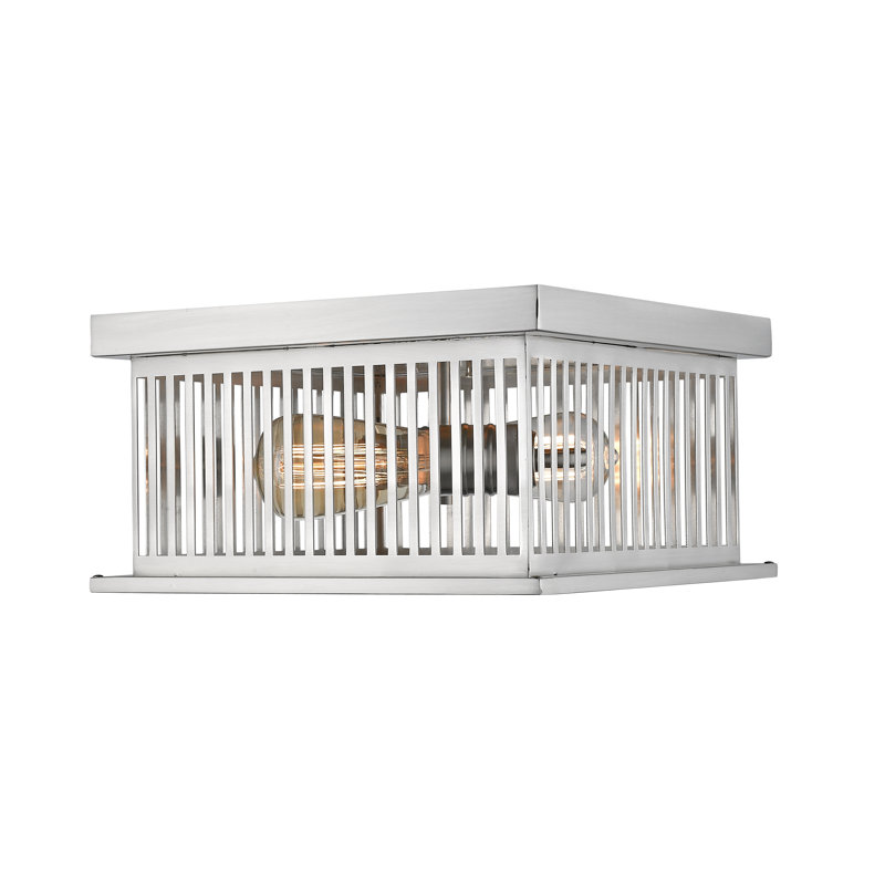 Beddingfield Flush Mount, Brushed Nickel
