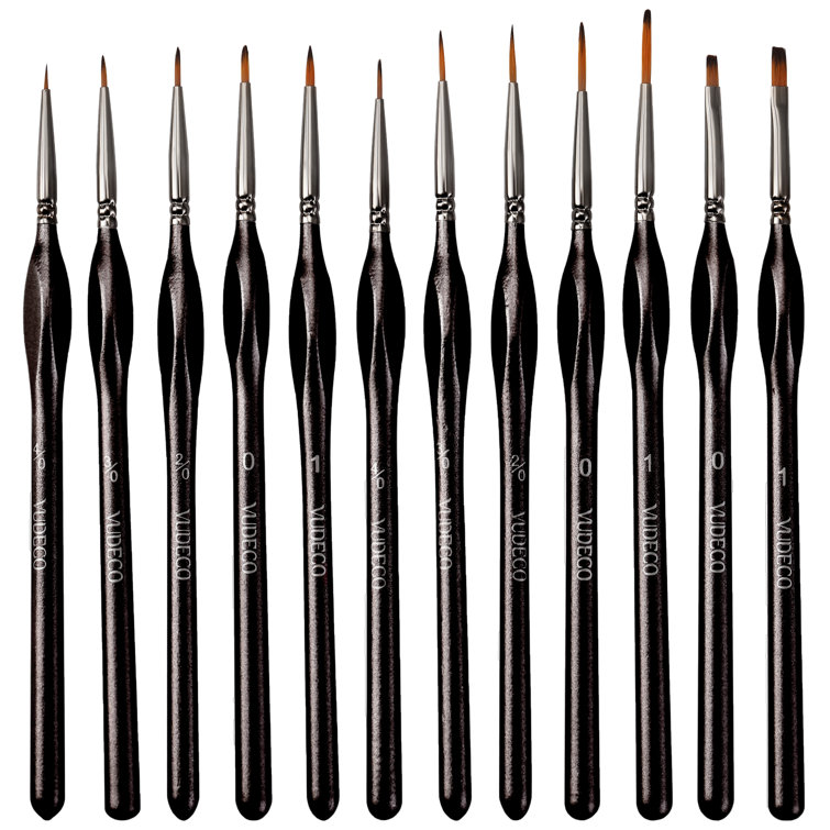 Nicpro Micro Detail Paint Brushes Set -16 Professional Miniature