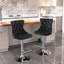 Ensemble de 2 tabourets de bar pivotants rembourrés-188456865-188456871