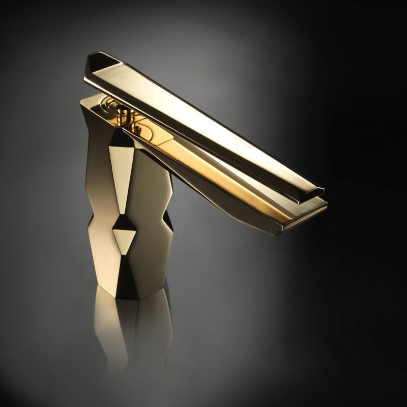 Ikon Single-handle Bathroom Faucet, Polished Gold