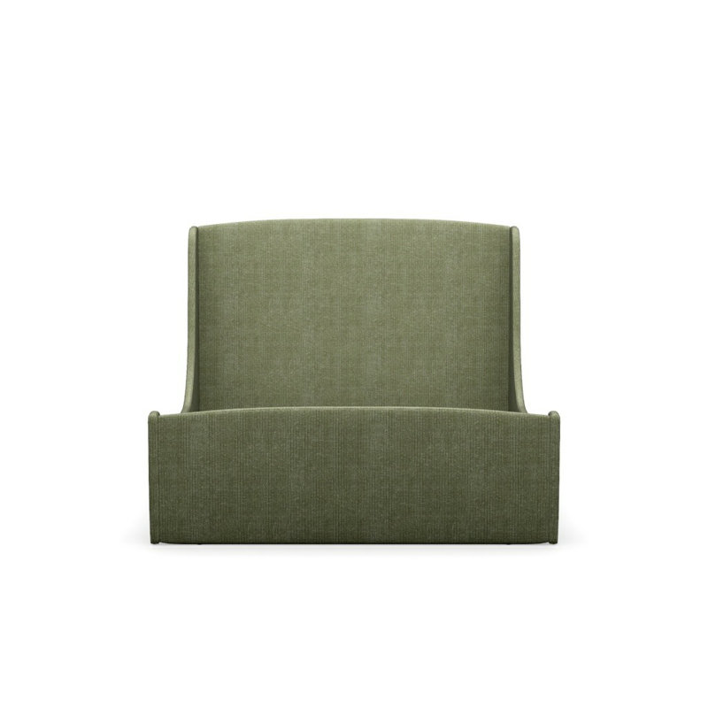 Swan Upholstered King Bed, Queen, Block 654212