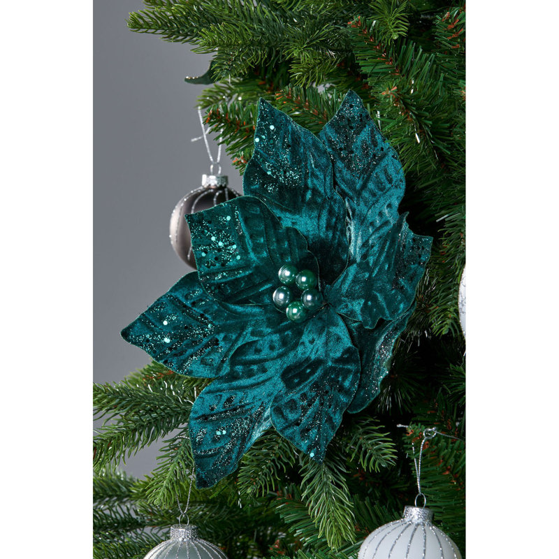 Fabric Poinsettia Arrangement