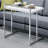 Coaster Furniture Dani Rectangular C-Shaped Sofa Side Table White High Gloss