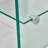 Glass Console Table, Transparent Tempered  Glass Console Table With Rounded Edges Desks, Sofa Table