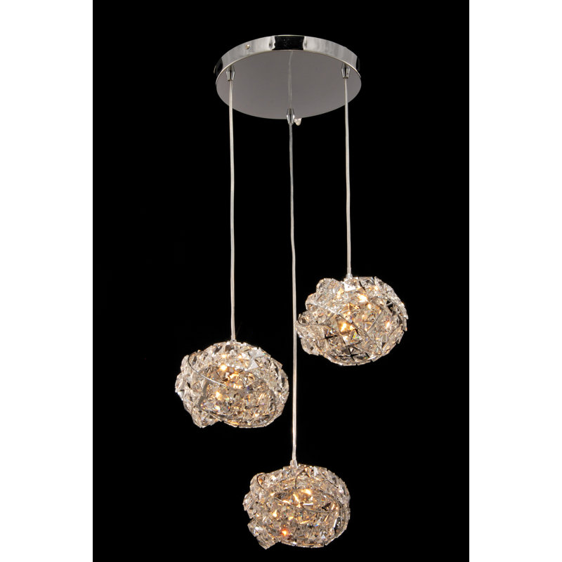 Shafer 3 - Light Crystal Chandelier