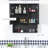 Black Bathroom Cabinet With Double Doors And Versatile Internal Shelves, Space Efficiency Enhancer Mirror In Black, Wall Mounted Extra Storage Shelves