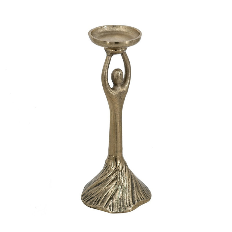 Porte-pilier abstrait pour figurine humaine, H 11,5 po x l 4,5 po x P 4,5 po