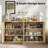 Fluted Sideboard Buffet Cabinet With Storage, Wood Sideboard Cabinet With Doors, Small Credenza Accent Cabinet For Kitchen, Dining Room-275619471