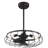 Anjolina 24" 3-Light Fandelier in Oil Rubbed Bronze with Remote Control
