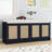 Modern Rattan Storage Bench