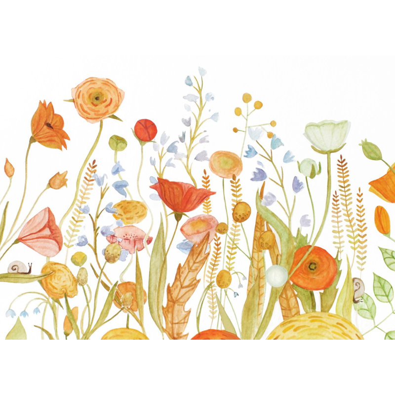 Floral Wallpaper, Pre-Pasted