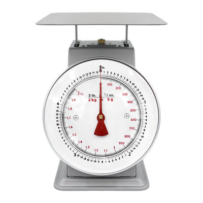Balance plateforme mécanique à cadran, 5 livres, paquet de 4
