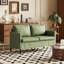 Causeuse moderne en similicuir de 51 po-1857327970