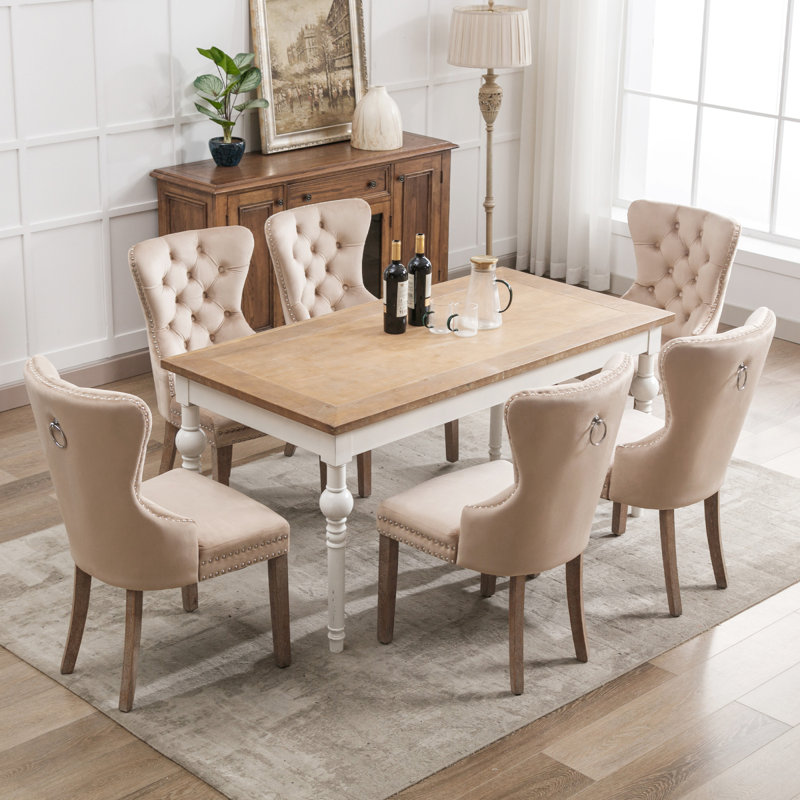 49.5cm H Side Chair in Beige, 6