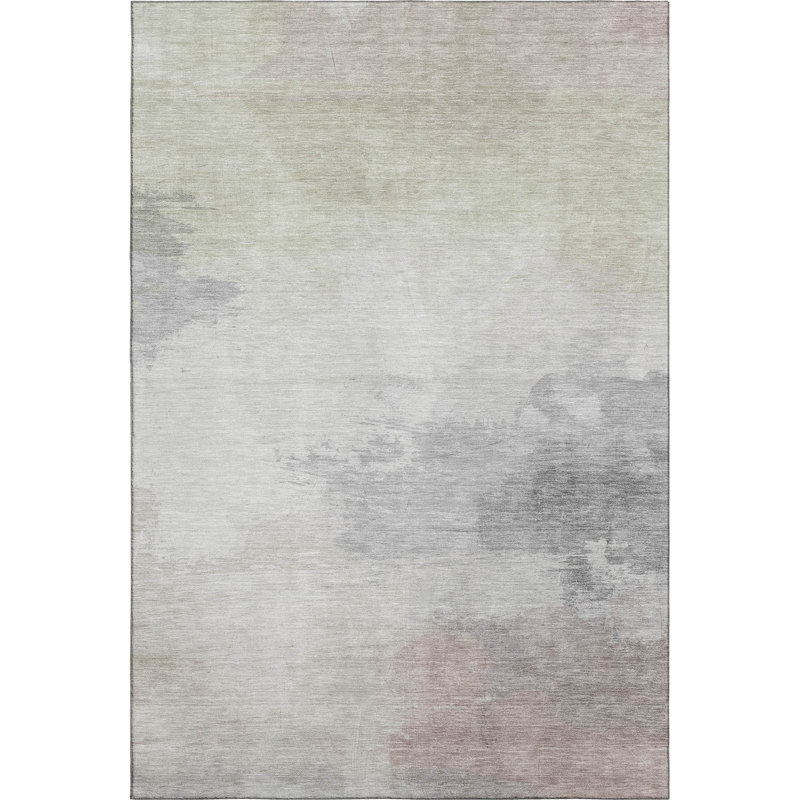 Premium Machine Washable Elize AMF1517 Modern Rug, Rectangle 9' x 12'