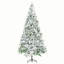 Arbre de Noël artificiel enneigé 9 pi avec branches réalistes, vert