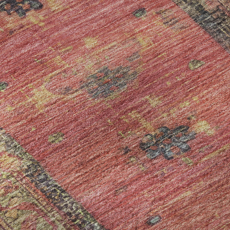 Premium Machine Washable Lubbers AMF1727 Global Rug, Runner 2'3" x 7'6"