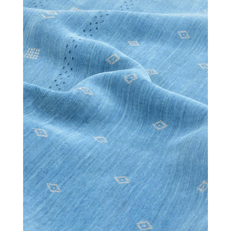 Simi Geometric Area Rug, Rectangle 10' x 14', Sapphire